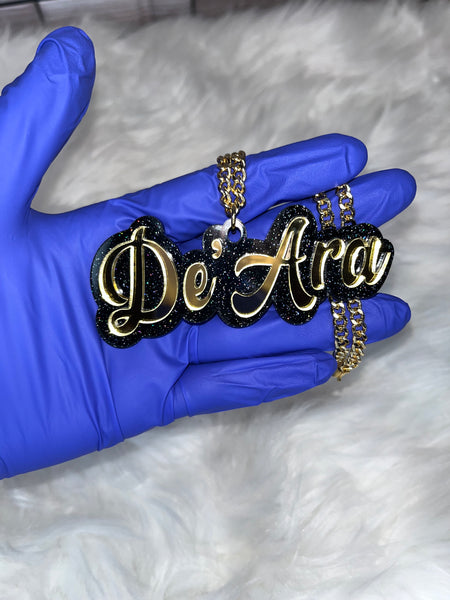 Acrylic Name Necklace