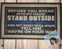 Personalized Doormat